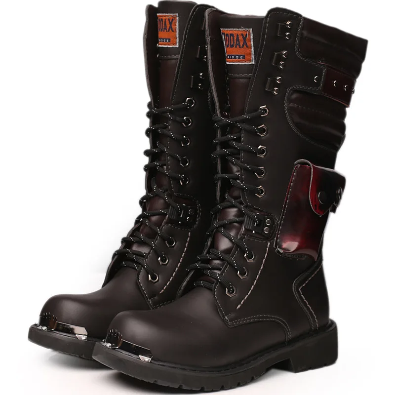 Men'S Shoes Hoka Sale - Men Knee High Leather Boots Winter