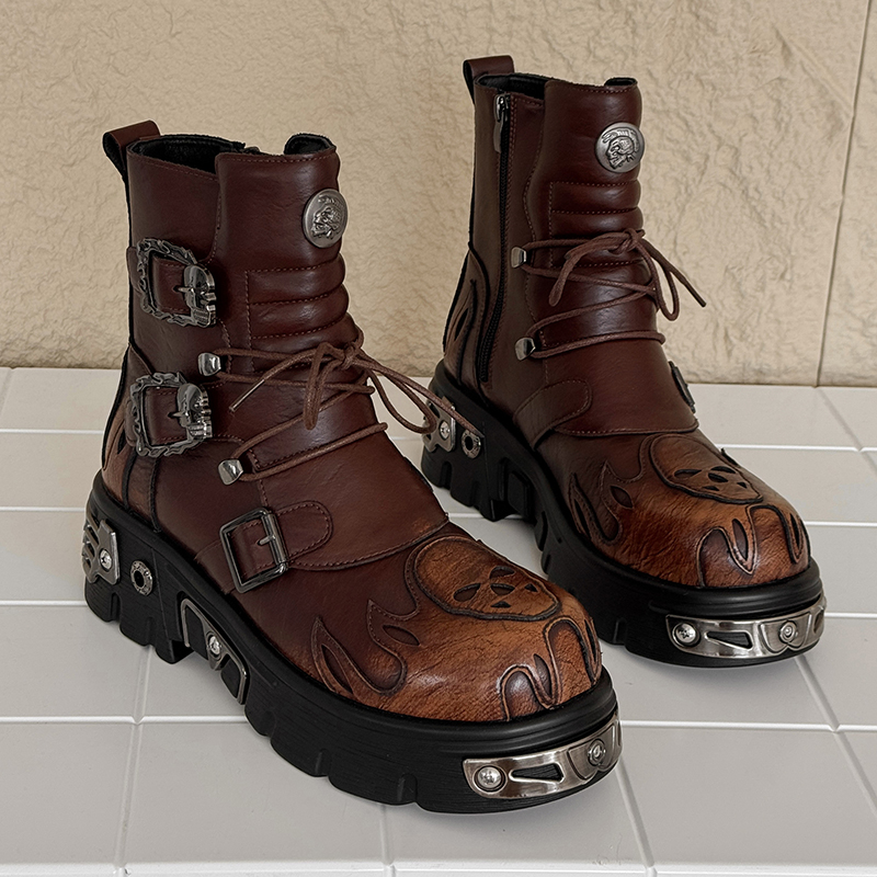 Men Height Increasing Punk Sty - Men'S Shoes Increase Height review and price