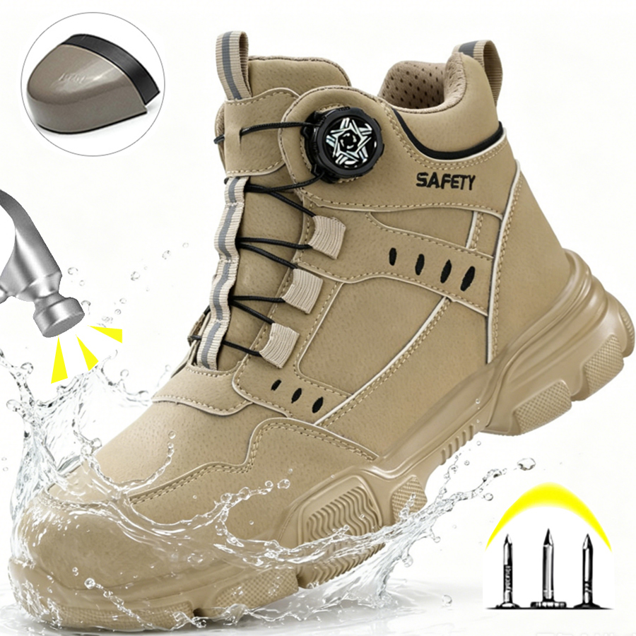 Halloween Men's Steel Toe Work - Men'S Shoes Water Resistant review and price